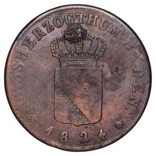 Allemagne 1 kreuzer 1824