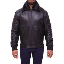 Veste en cuir de mouton