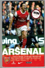 Football Match-Programmes Lot de 6, regarder photos pour informations matchs