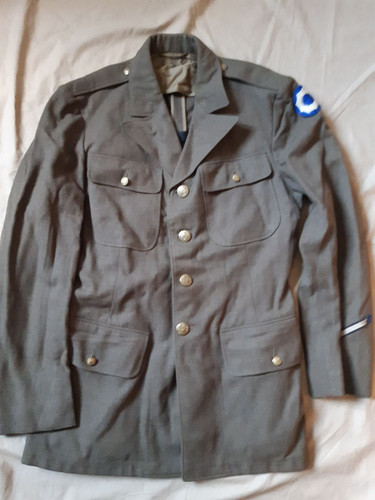 Veste drap laine - kaki, us