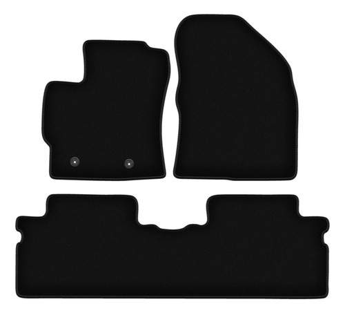 Tapis sol velours noir - tapis,