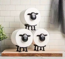 Lot De 3 Porte Rouleaux En Forme De Mouton Accessoires Rigolos Wc Salle De Bain