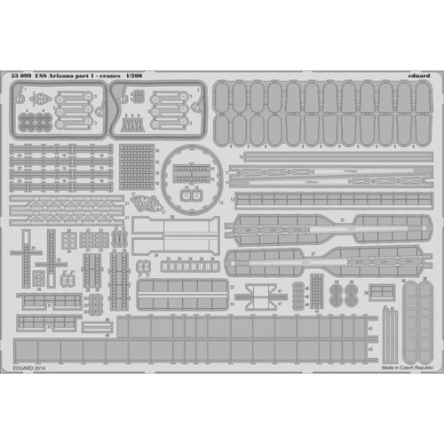 Eduard 53099 uss arizona part - 53099,