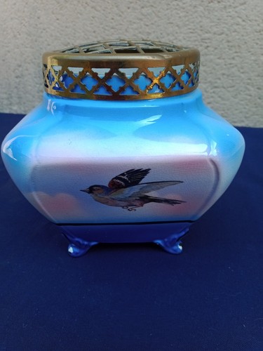 Faience anglaise brule parfum - faience,
