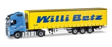 Herpa HE071314 1/50 Volvo FH GI Lowliner Rideau Toile Semi-remorque Willi Betz