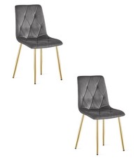 Fauteuil LIBRA - velours gris