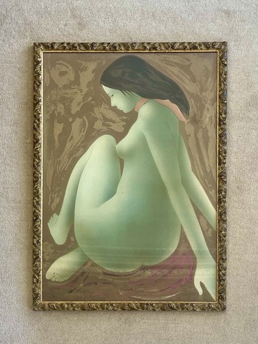 Lithographie alain bonnefoit - alain,
