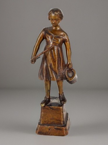 Sculpture bronze fin - sculpture,