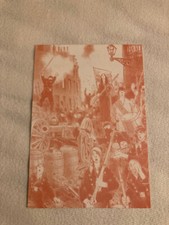 1 carte postale de Tardi pour une lithographie  le cri du peuple chez Casterman