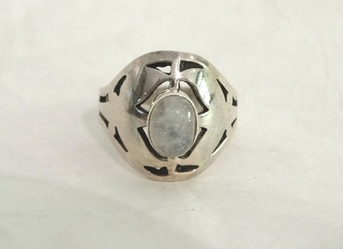 Bague bombée argent 925 - en,