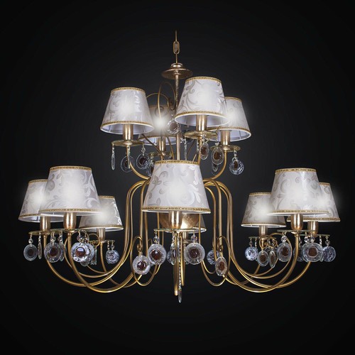Lustre classique fer forgé - lustre,