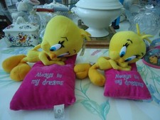 LOT DE 2 Peluche canari Titi