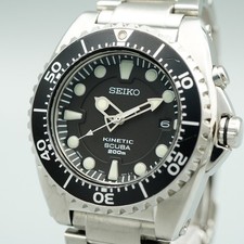 Montre homme neuve révisée Batt * presque comme neuve * SEIKO Kinetic...