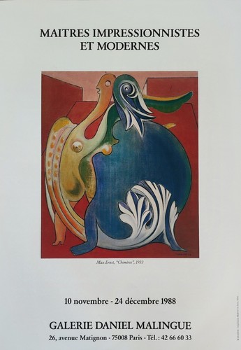 Max ernst affiche - max,