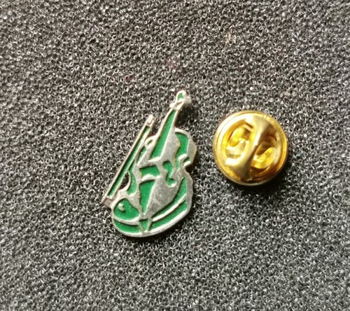 Pin violon vert vintage - vert,