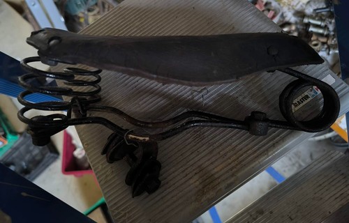 Selle cuir 3 ressort - cuir,