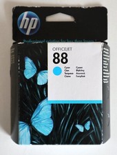 HP Officejet 88 CYAN Cartouche encre imprimante Bleu C9386AE Périmée Avril 2013