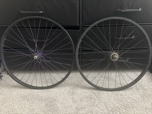 Bmx wheelset black used - bmx,