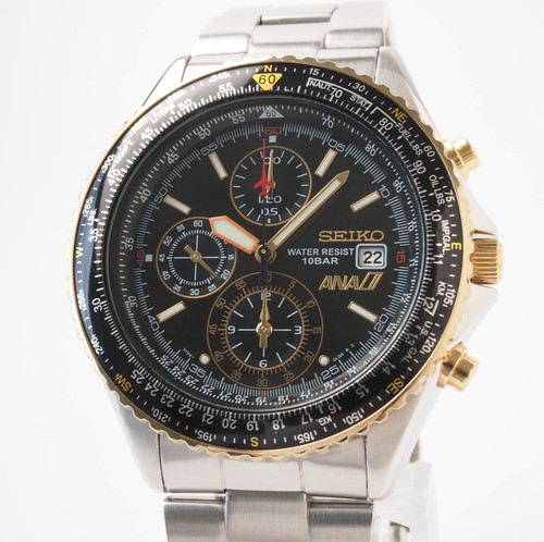 Chronographe quartz noir - chronographe, à