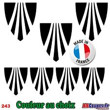 7 Stickers Logo Trek - Autocollants Adhésifs Cadre Velo Bike VTT Montain - 243