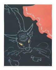 Art mural taureau abstrait