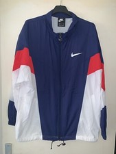 Veste Jogging Homme Nike Marine/Rouge/Blanc Taille S Comme Neuve USA Sport