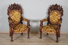 Paire de fauteuils d'apparat