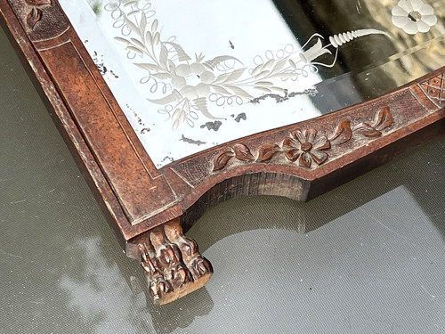 Ancien miroir victorien - ⭐️,