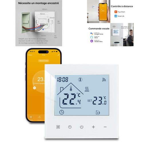 Beok thermostat connecté wifi - connecté,
