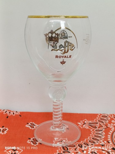 Ancien verre bière leffe - bière,