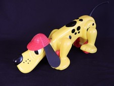Ruffo, Graver le chien, Playskool, chien jaune à tirer des années 70, jouet...