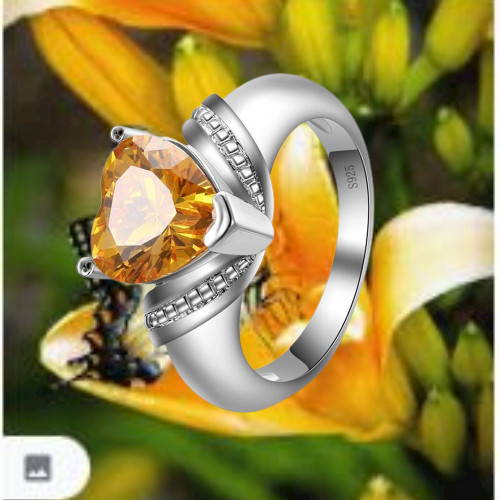 Bague zircon cubique - zircon,