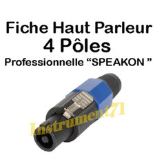 1 Fiche Speakon Haut Parleur 4