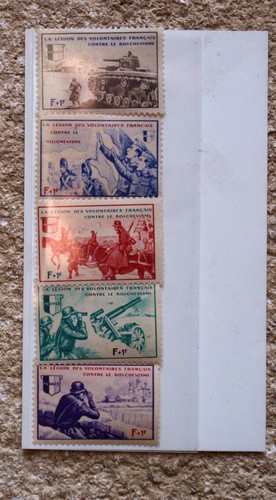 Lot ww2 timbres sur - sur, la