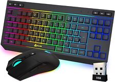 PACK KLIM DUO - CLAVIER + SOURIS GAMER SANS FIL - AZERTY - CLAVIER TKL GAMER