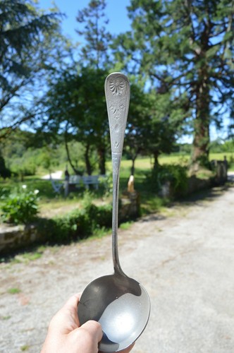 Louche etain epoque - louche,