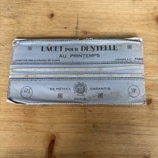 Lacet dentelle ancien 25m CB