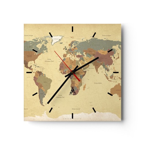 Horloge murale verre - en,