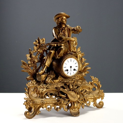 Horloge appui ancien - d'appui,