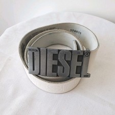 Ceinture En Cuir Blanc Motor