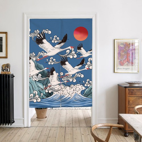 Chinois noren porte rideau - noren,