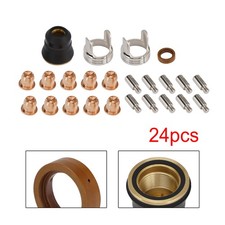 24 Pcs Ipt40 Plasma Coupes De Coupe Coupe Cap Shield Électrode Pour  CUT-55DS