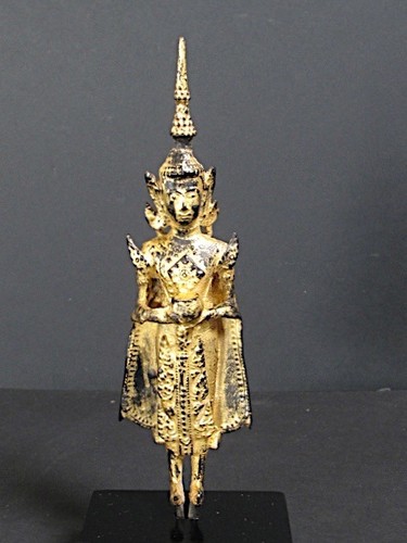 Ancien bouddha bronze de - bronze,