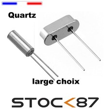 résonateur à quartz 49S  - 32.768K - 4 - 6 - 8 - 10 - 11.0592 - 12 - 14 -16  MHz