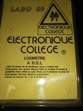 Kit Electronique collège luxmètre avec circuit imprimé LABO 09