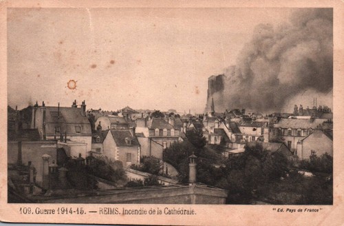 Carte postale reims - carte,
