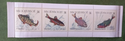 Timbres poissons belgique - timbres,