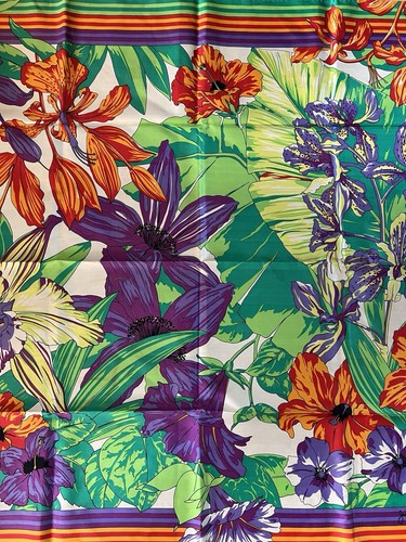 Foulard carré imprimé juin - carré,