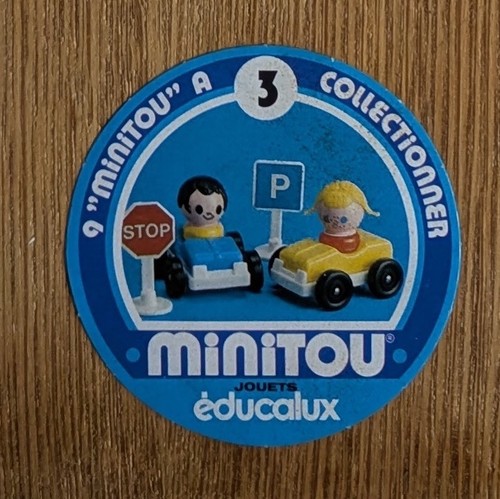 Autocollant minitou jouets - autocollant,