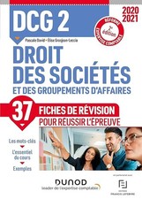 DCG 2 Droit des sociétés et